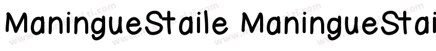 ManingueStaile ManingueStaile字体转换